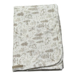 Bamboom+Babies Coperta Tinta Unita con Stampe per Neonato 215 PANNA BAMBOOM+BABIES 