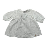 Bamboom+Babies Abito Manica Lunga Tinta Unita In Pizzo Sangallo per Neonata 816 BIANCO BAMBOOM+BABIES 