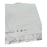 Barcellino Coperta tinta unita Stampa Fantasia Bianco per Neonata 106314 BIANCO BARCELLINO 