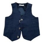 GILET TINTA UNITA 110524 BLU BARCELLINO 