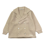 Barcellino Cardigan In Filo Tinta Unita per Neonato 115913 BEIGE BARCELLINO 