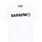 Barrow Kids T-Shirt Girocollo tinta unita con Logo Bianco per Bambino S5BKJUTH082XX BIANCO BARROW KIDS 