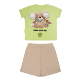 Barrow Kids Completo 2 Pezzi T-Shirt-Bermuda per Neonato S5BKUNTR161 VERDE BARROW KIDS 