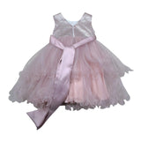 Bella Brilli Abito Cerimonia Girmanica Tinta Unita per Bambina 111 ROSA BELLA BRILLI 