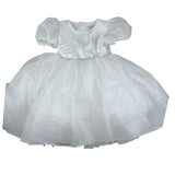 Bella Brilli Abito Cerimonia Tinta Unita con Tulle per Bambina 2 BIANCO BELLA BRILLI 
