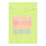 Billieblush Felpa Smanicata Tinta Unita con Cappuccio per Bambina U20846X GIALLO FLUO BillIEBLUSH 