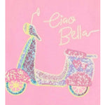 Billieblush T-Shirt Tinta Unita con Stampa Paillettes per Neonata U20950X ROSA BillIEBLUSH 