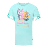 Billieblush Abito Tinta Unita con Paillettes per Bambina U20980 VERDE ACQUA BillIEBLUSH 