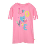 Billieblush Abito Modello T-Shirt Tinta Unita con Paillettes per Neonata U21084N ROSA FLUO BillIEBLUSH 