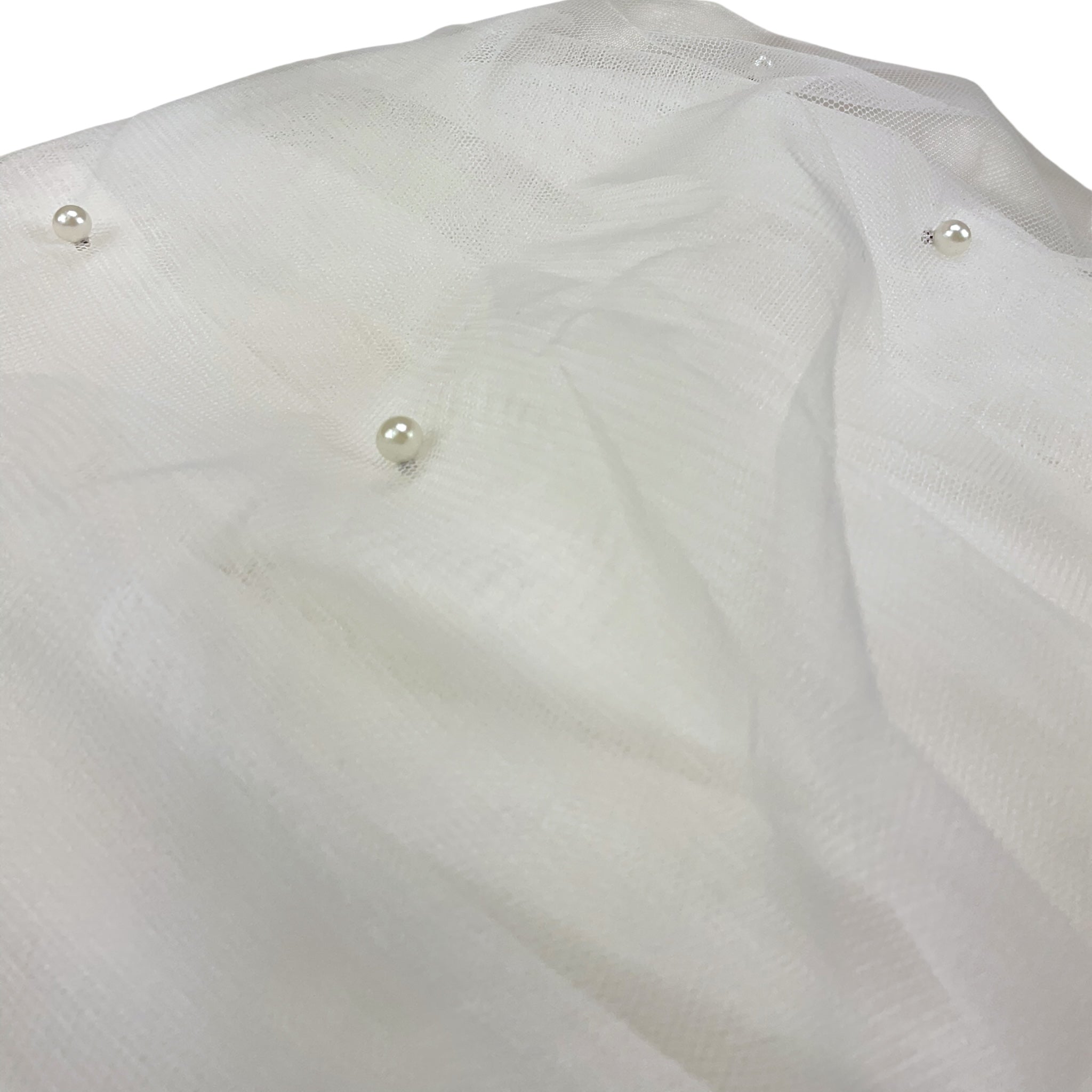 Billieblush Abito Tinta Unita A Bretelline con Tulle per Bambina U21131 BIANCO BillIEBLUSH 