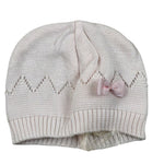 Bimbalo' Cappello tinta unita con Ricami Rosa per Neonata 7579 ROSA BIMBALO' 