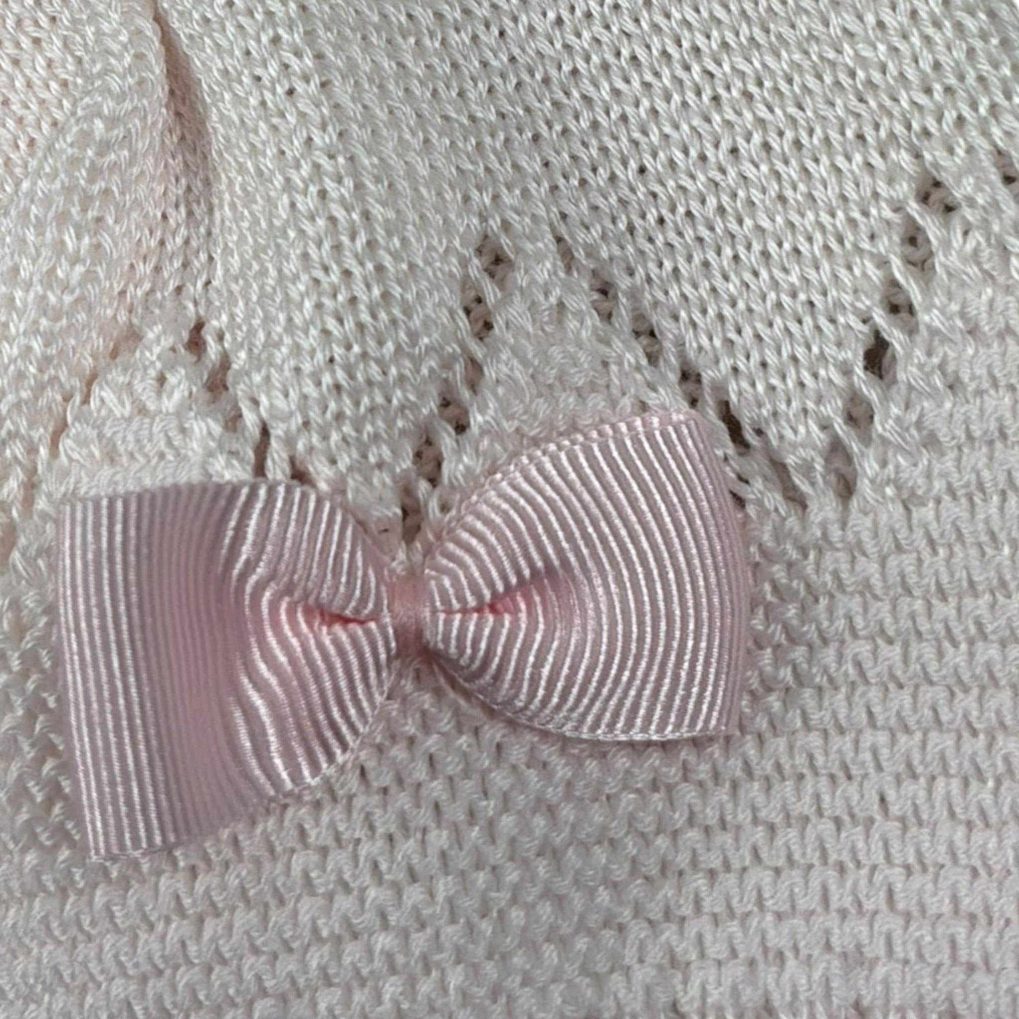 Bimbalo' Cappello tinta unita con Ricami Rosa per Neonata 7579 ROSA BIMBALO' 