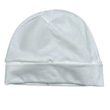 Bimbalo' Cappello tinta unita con Ricami Bianco per Neonata CAL11P BIANCO BIMBALO' 