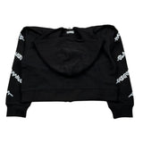 Blauer Felpa con Zip E Cappuccio Tinta Unita con Stampe per Bambina 25SBLGF02547 NERO BLAUER 