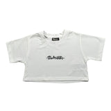 Blauer T-Shirt Girocollo Tinta Unita con Stampa per Neonata 25SBLGH02550N BIANCO BLAUER 