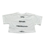 Blauer T-Shirt Girocollo Tinta Unita con Stampa per Neonata 25SBLGH02550N BIANCO BLAUER 
