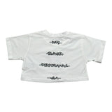 Blauer T-Shirt Girocollo Tinta Unita con Stampa per Neonata 25SBLGH02550N BIANCO BLAUER 