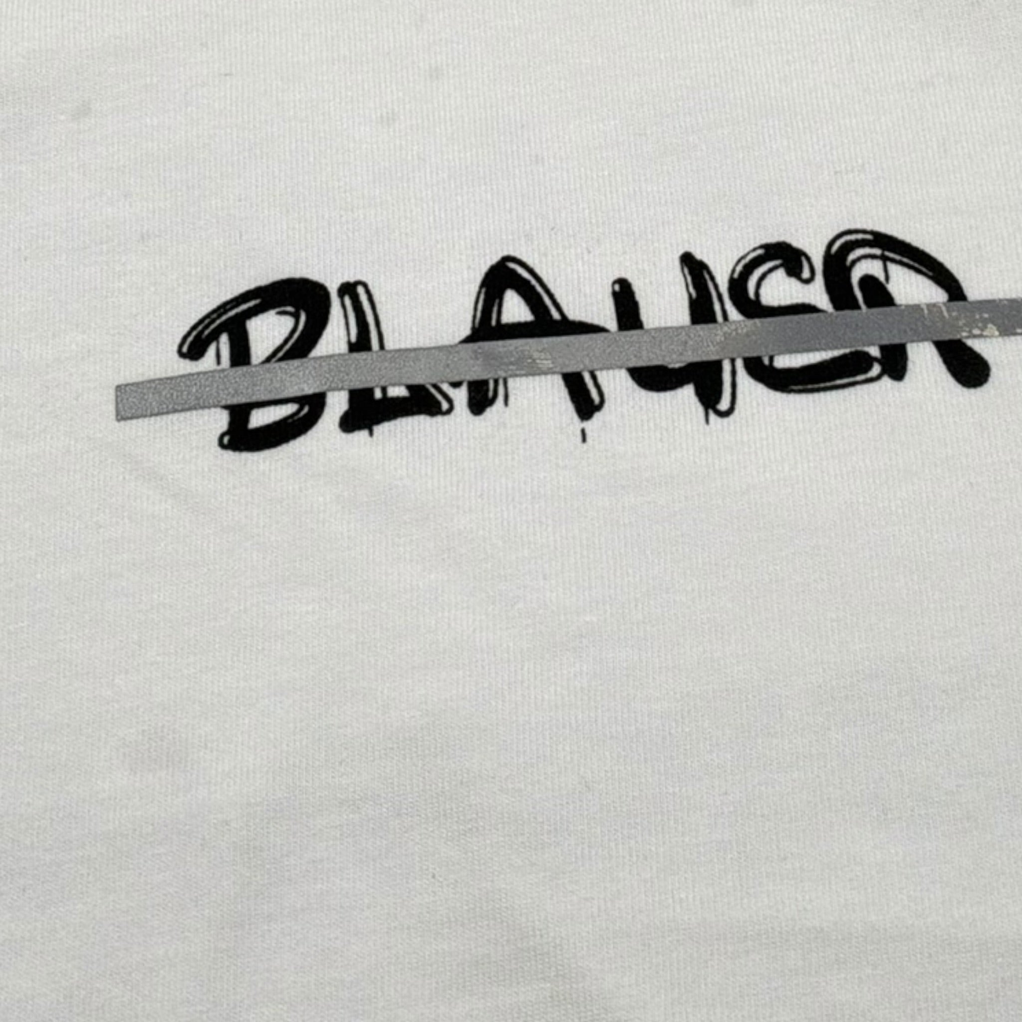 Blauer T-Shirt Girocollo Tinta Unita con Stampa per Bambina 25SBLGH02550X BIANCO BLAUER 