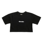 Blauer T-Shirt Girocollo Tinta Unita con Stampa per Bambina 25SBLGH02550X NERO BLAUER 