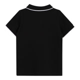 Boss Polo Mezza Manica Tinta Unita per Neonato J05P13 NERO BOSS 