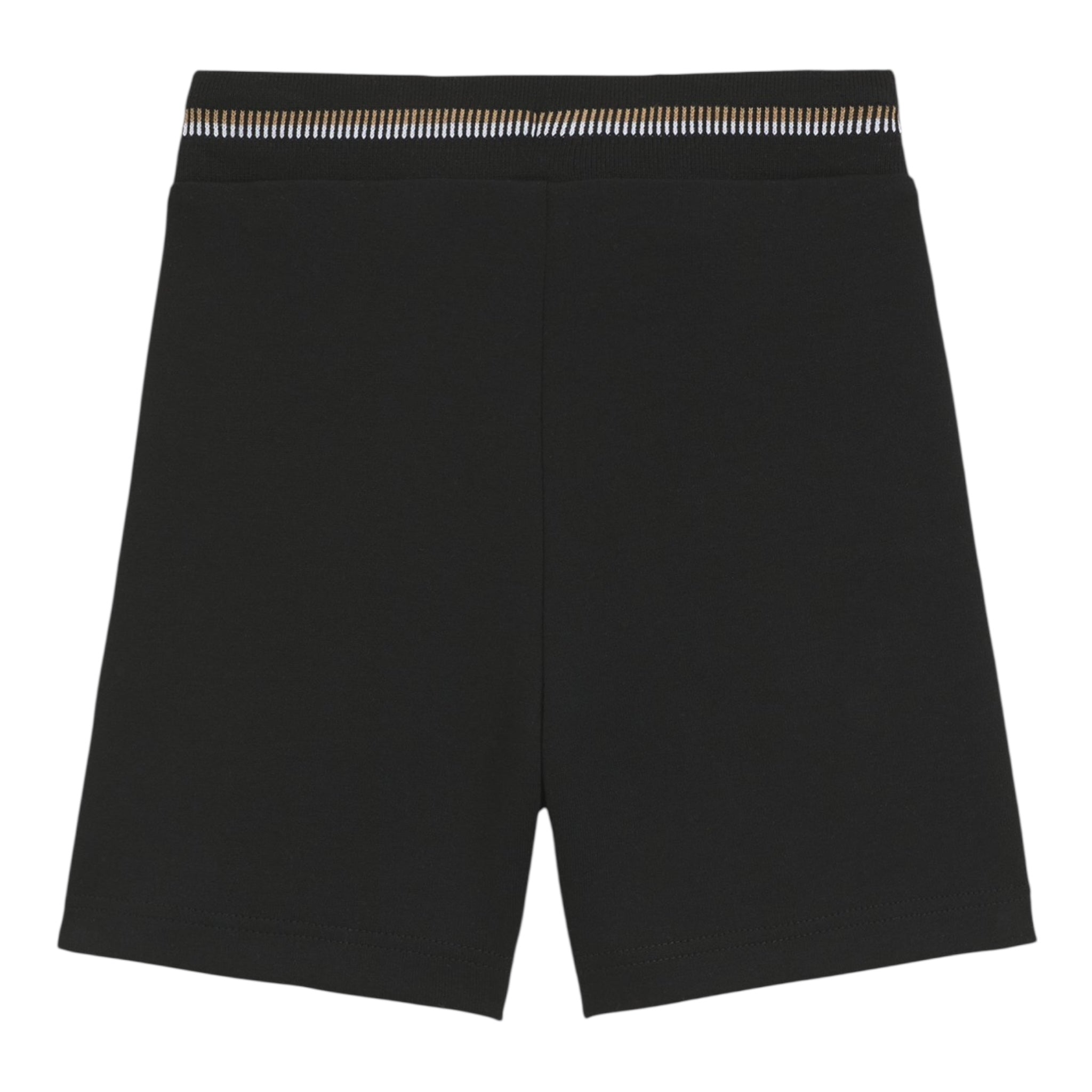 Boss Bermuda Tinta Unita con Elastico In Vita per Bambino J51999 NERO BOSS 