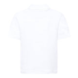Boss Polo Mezza Manica Tinta Unita con Logo per Bambino J52017X BIANCO BOSS 