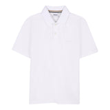 Boss Polo Mezza Manica Tinta Unita per Bambino J52042 BIANCO BOSS 