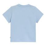 Boss T-Shirt Girocollo Tinta Unita con Logo per Bambino J52108J AZZURRO BOSS 