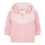 Boss Completo 3 Pezzi Felpa-Pantalone-T-Shirt per Neonata J52190 ROSA BOSS 