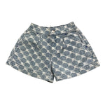 Burberry Short Tinta Unita con Fantasia per Bambina 8072984 BLU BURBERRY 