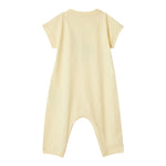 Burberry Pagliaccetto Girocollo Tinta Unita con Stampa per Neonato 8104524 PAGLIA BURBERRY 