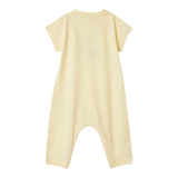 Burberry Pagliaccetto Girocollo Tinta Unita con Stampa per Neonato 8104524 PAGLIA BURBERRY 