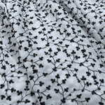 Caffe' D'Orzo Abito Tinta Unita con Fantasia per Bambina ZW1A82M0063 BIANCO CAFFE' D'ORZO 