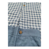 Calamaro Completo 2 Pezzi Camicie-Bermuda Bicolore per Neonato 11128B BLU CALAMARO 