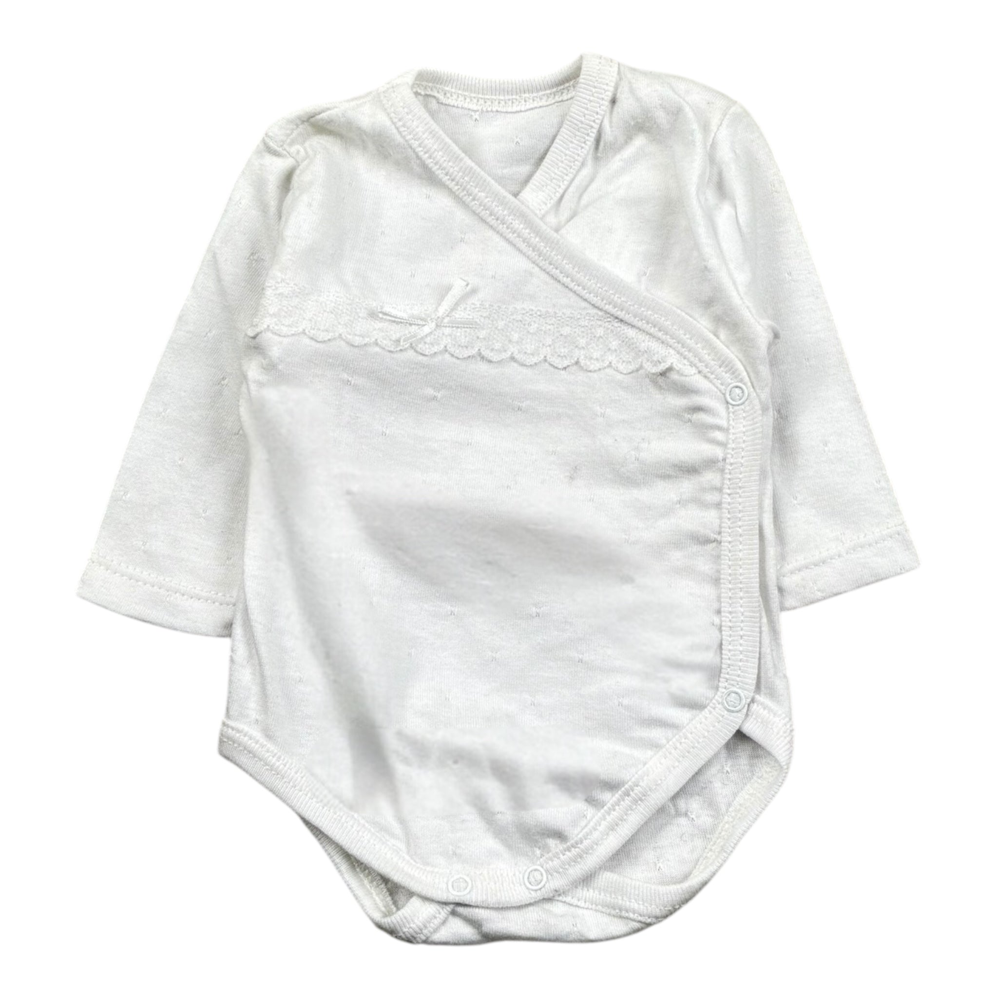 Calamaro Body Tinta Unita Manica Lunga per Neonata EIEIIE BIANCO CALAMARO 