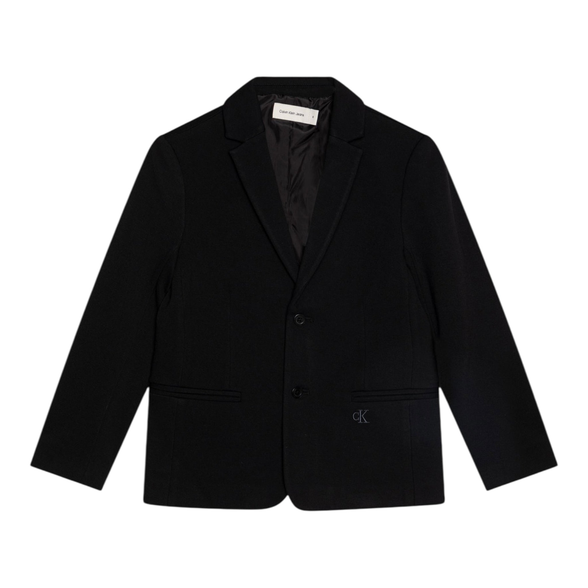 Calvin Klein Giacca Tinta Unita con Bottoni per Bambino IB0IB02418X NERO CALVIN KLEIN 