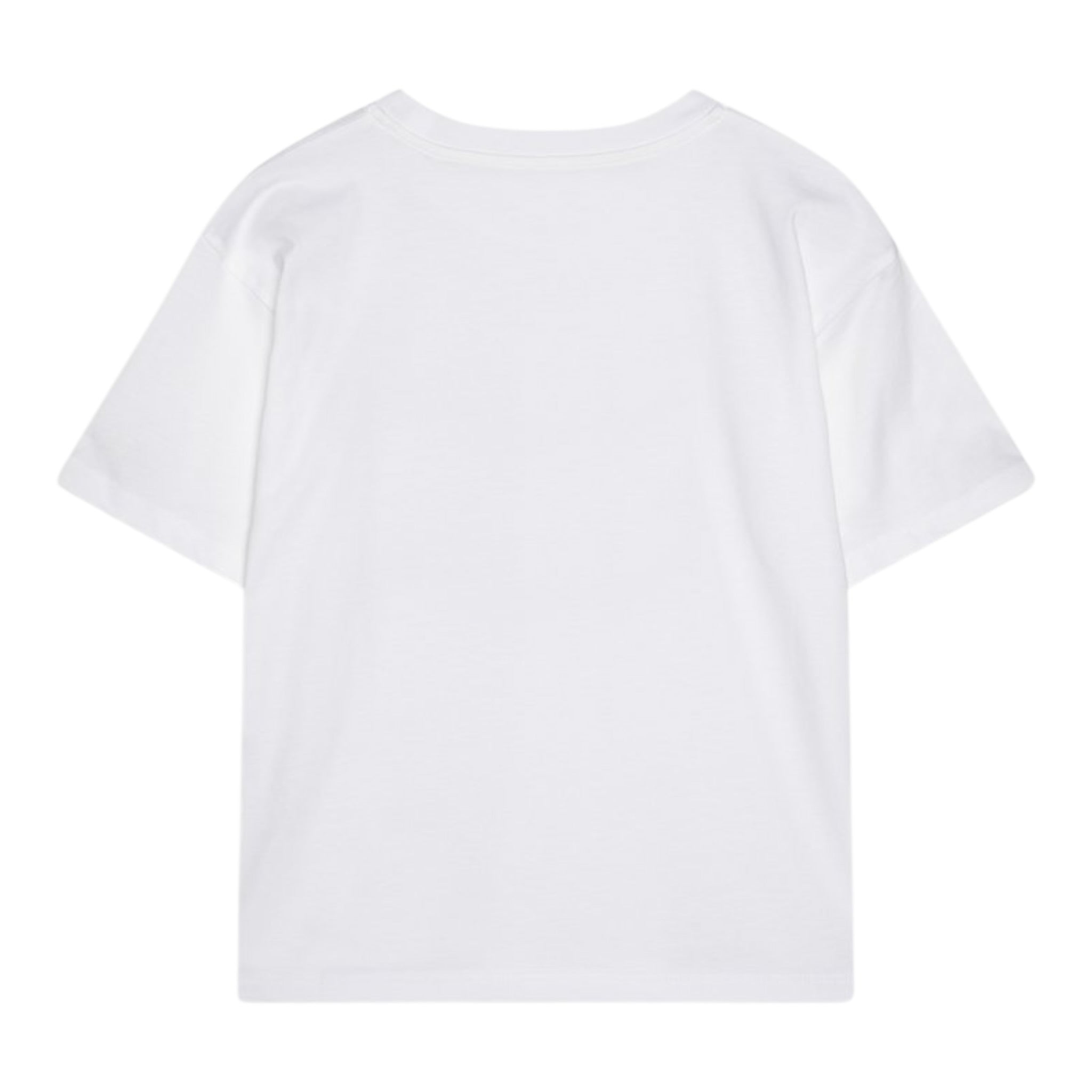 Calvin Klein T-Shirt Girocollo Tinta Unita con Stampa per Bambino IB0IB02448 BIANCO CALVIN KLEIN 