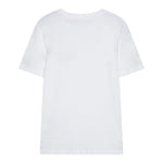 Calvin Klein T-Shirt Girocollo Tinta Unita con Logo per Bambino IB0IB02451 BIANCO CALVIN KLEIN 