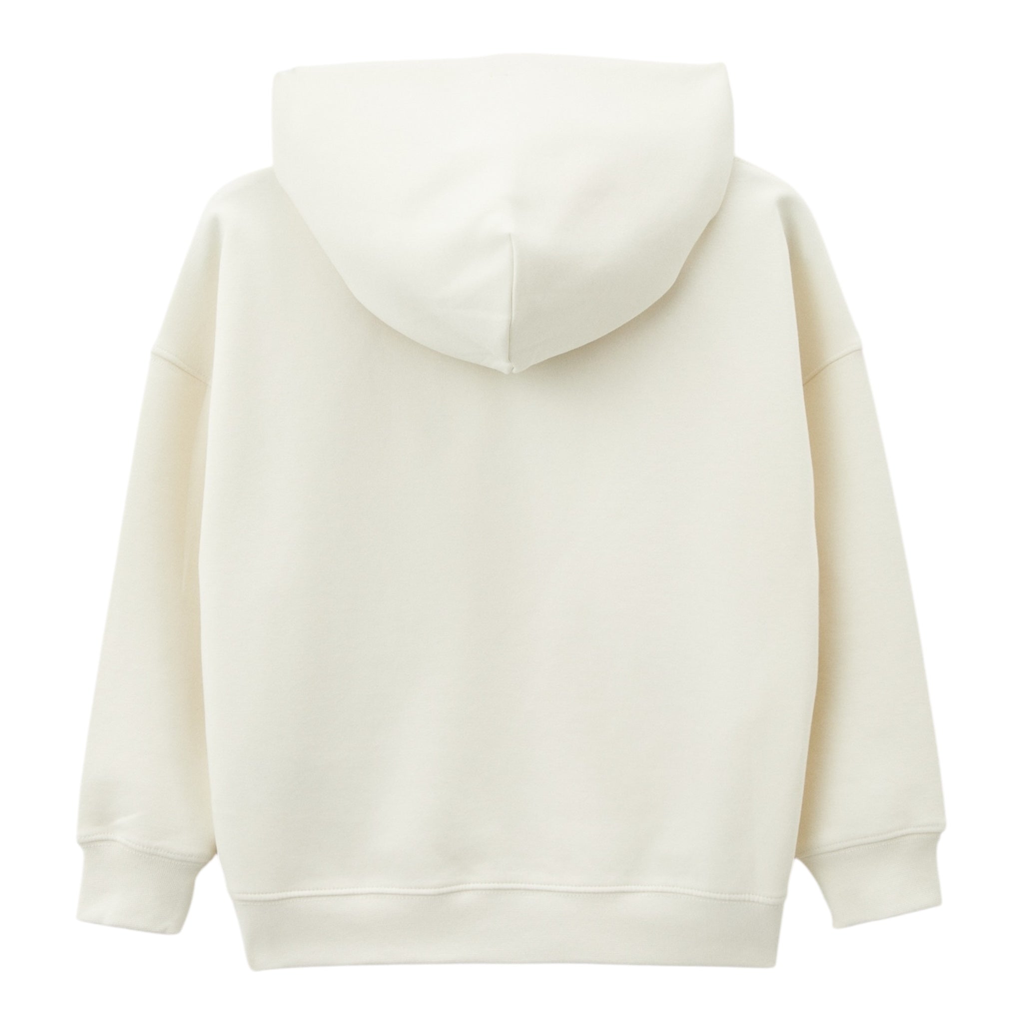 Calvin Klein Felpa Tinta Unita con Cappuccio E Stampa per Bambino IB0IB02460 BIANCO CALVIN KLEIN 