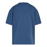 Calvin Klein T-Shirt Girocollo Tinta Unita con Stampa per Bambino IB2359J00 BLU CALVIN KLEIN 