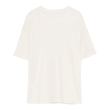 Calvin Klein T-Shirt Girocollo Tinta Unita con Stampa per Bambino IBO2356T01 PANNA CALVIN KLEIN 
