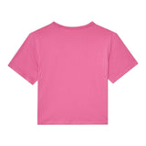Calvin Klein T-Shirt Girocollo Tinta Unita con Stampa per Bambina IG0IG02346 ROSA CALVIN KLEIN 
