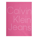 Calvin Klein T-Shirt Girocollo Tinta Unita con Stampa per Bambina IG0IG02346 ROSA CALVIN KLEIN 