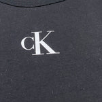 Calvin Klein Canotta Tinta Unita con Logo per Bambina IG0IG02435 NERO CALVIN KLEIN 