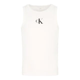 Calvin Klein Canotta Tinta Unita con Logo per Bambina IG0IG02435XX PANNA CALVIN KLEIN 