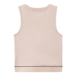 Calvin Klein Top Tinta Unita con Loog per Bambina IG0IG02437X ROSA CALVIN KLEIN 