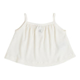 Calvin Klein Top Tinta Unita con Bretelle per Bambina IG0IG02870 PANNA CALVIN KLEIN 