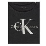 Calvin Klein T-Shirt tinta unita con Logo Nero per Neonato IN0IN00001XX NERO CALVIN KLEIN 