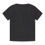 Calvin Klein T-Shirt Girocollo Tinta Unita con Logo per Neonato IN0IN0001 NERO CALVIN KLEIN 