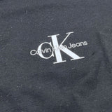 Calvin Klein T-Shirt Girocollo Tinta Unita con Logo per Bambino IU0IU00678 NERO CALVIN KLEIN 